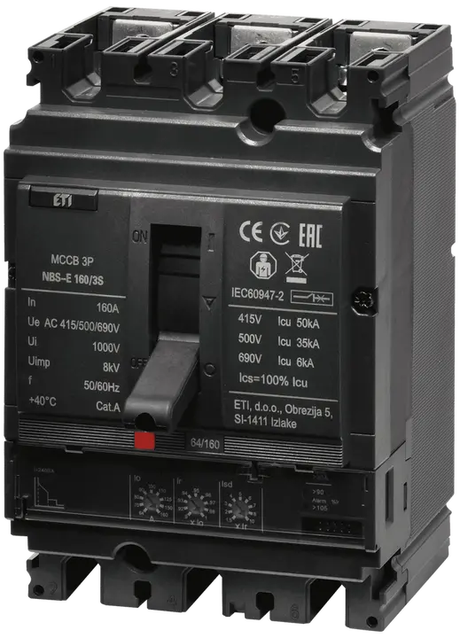 Зображення NBS-E 160/3S 160A 3P