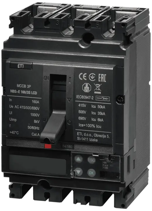 Зображення NBS-E 160/3S LCD 160A 3P