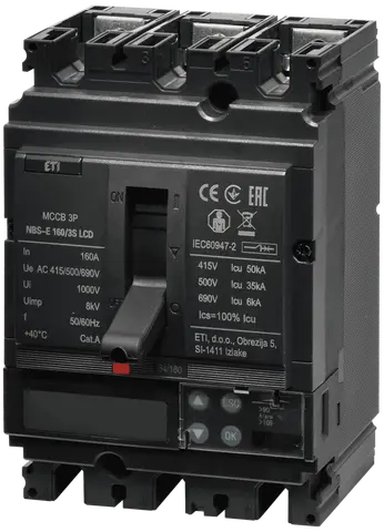NBS-E 160/3S LCD 160A 3P