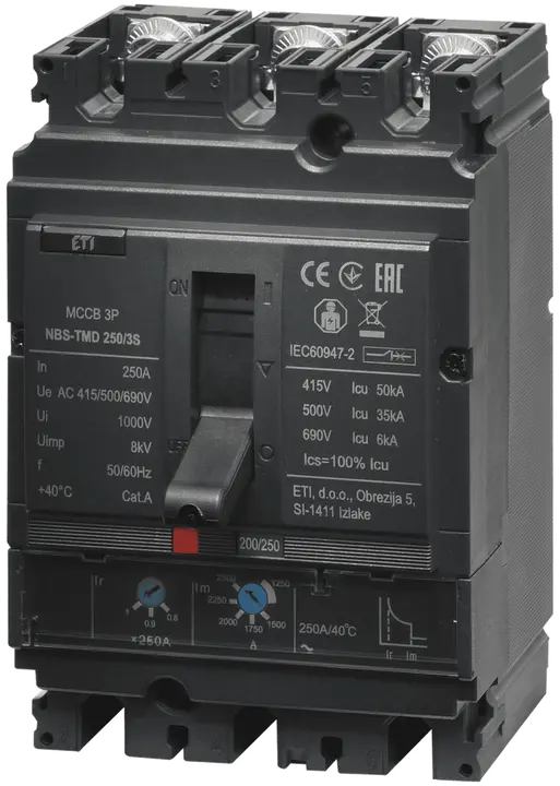 Зображення NBS-TMD 250/3S 250A 3P