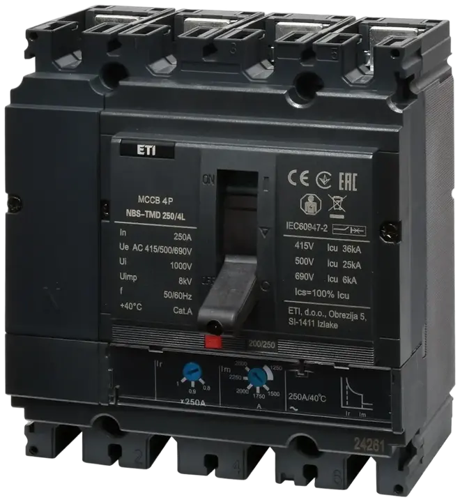 Зображення NBS-TMD 250/4S 250A 4P