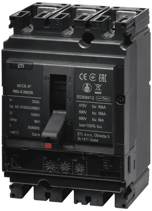 Зображення NBS-E 250/3S 250A 3P