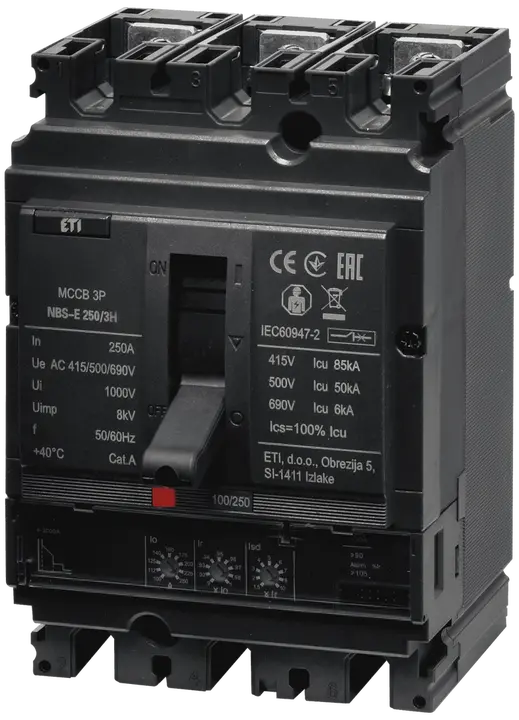 Зображення NBS-E 250/3H 250A 3P