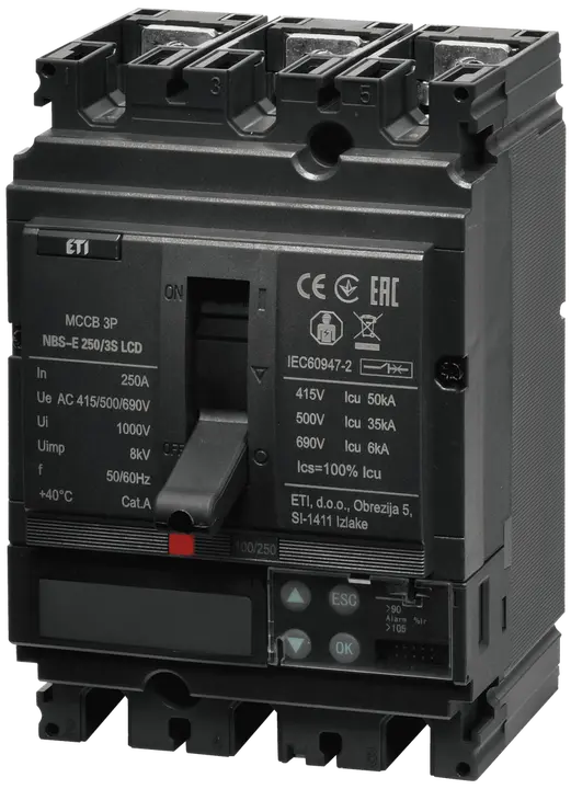 Зображення NBS-E 250/3S LCD 250A 3P