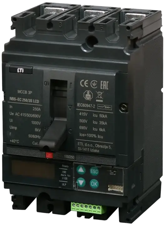 Зображення NBS-EC 250/3S LCD 250A 3P