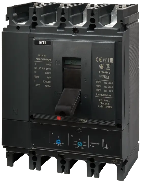 Зображення NBS-TMD 400/4L 400A 4P
