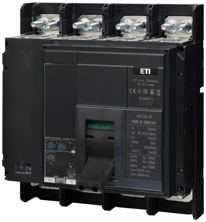 Зображення NBS-E 1600/4S LCD 1000A 4P