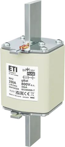 NH2 gBat 250A/800V DC