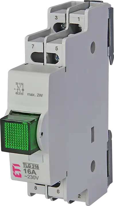 Зображення *TLG 216 2p 16A green